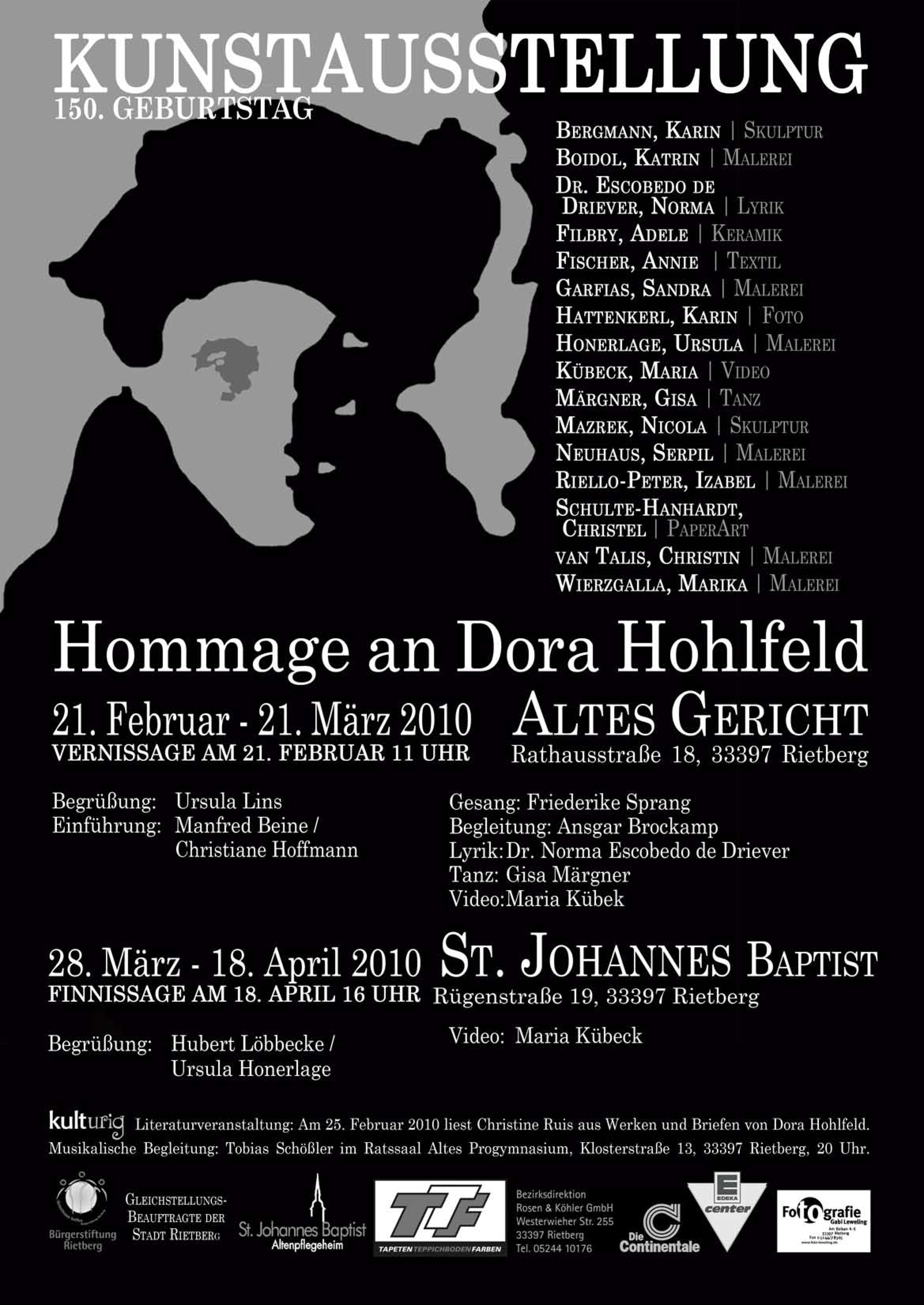 Plakat Kunstausstellung